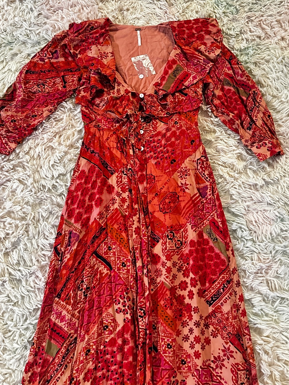 New Free People Lennon Maxi Dress Size XS - Picture 7 of 11